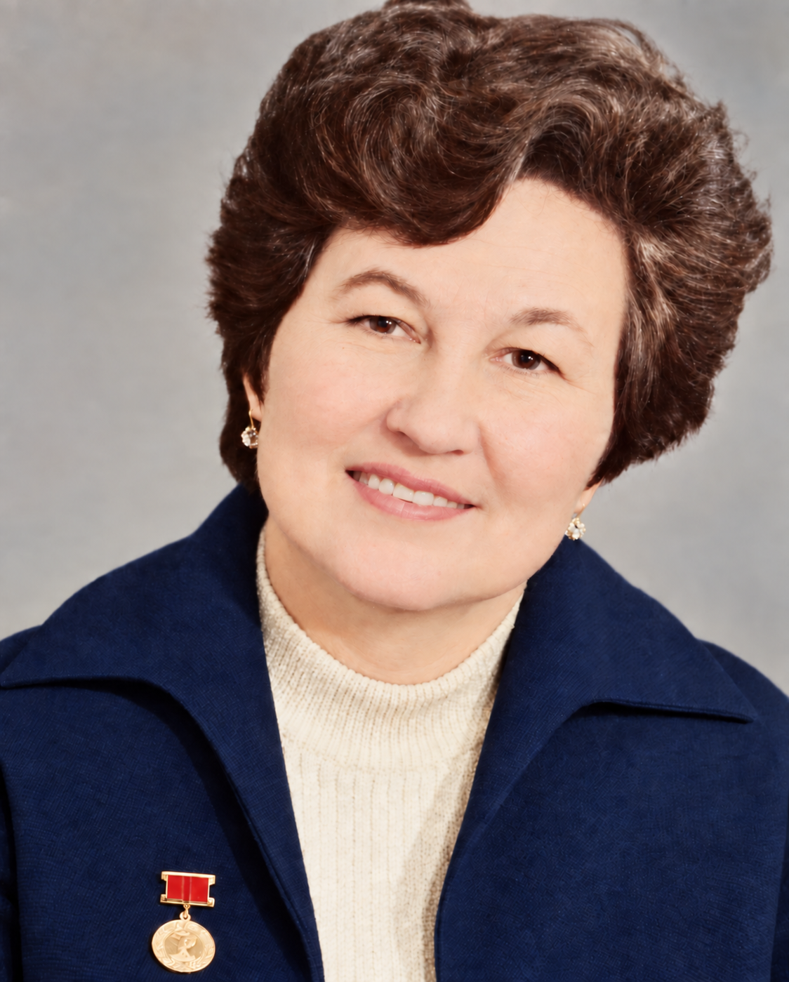 Lubov Ivanovna Okunskaya, Andrey’s grandmother and longtime director of the Tashkent Municipal Medical School, named after P.F. Borovsky.